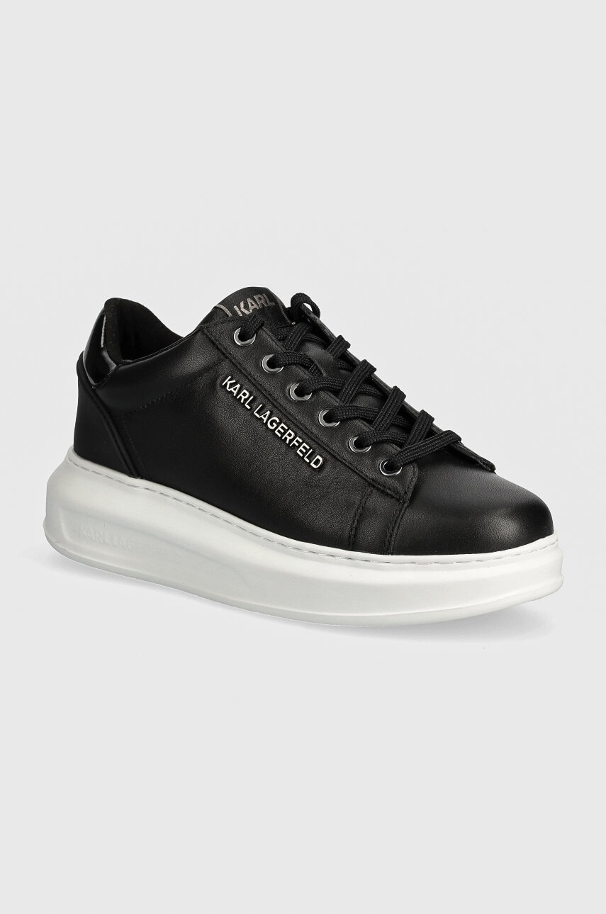 Karl Lagerfeld sneakers din piele KAPRI culoarea negru, KL62525N Karl Lagerfeld sneakers din piele KAPRI culoarea negru, KL62525N