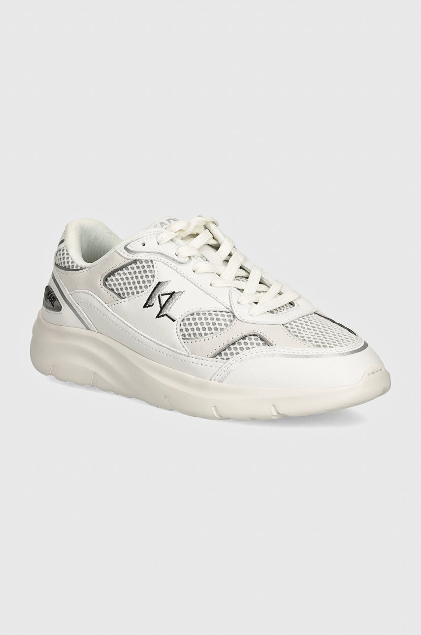 Karl Lagerfeld sneakers din piele SERGER culoarea alb, KL63620
