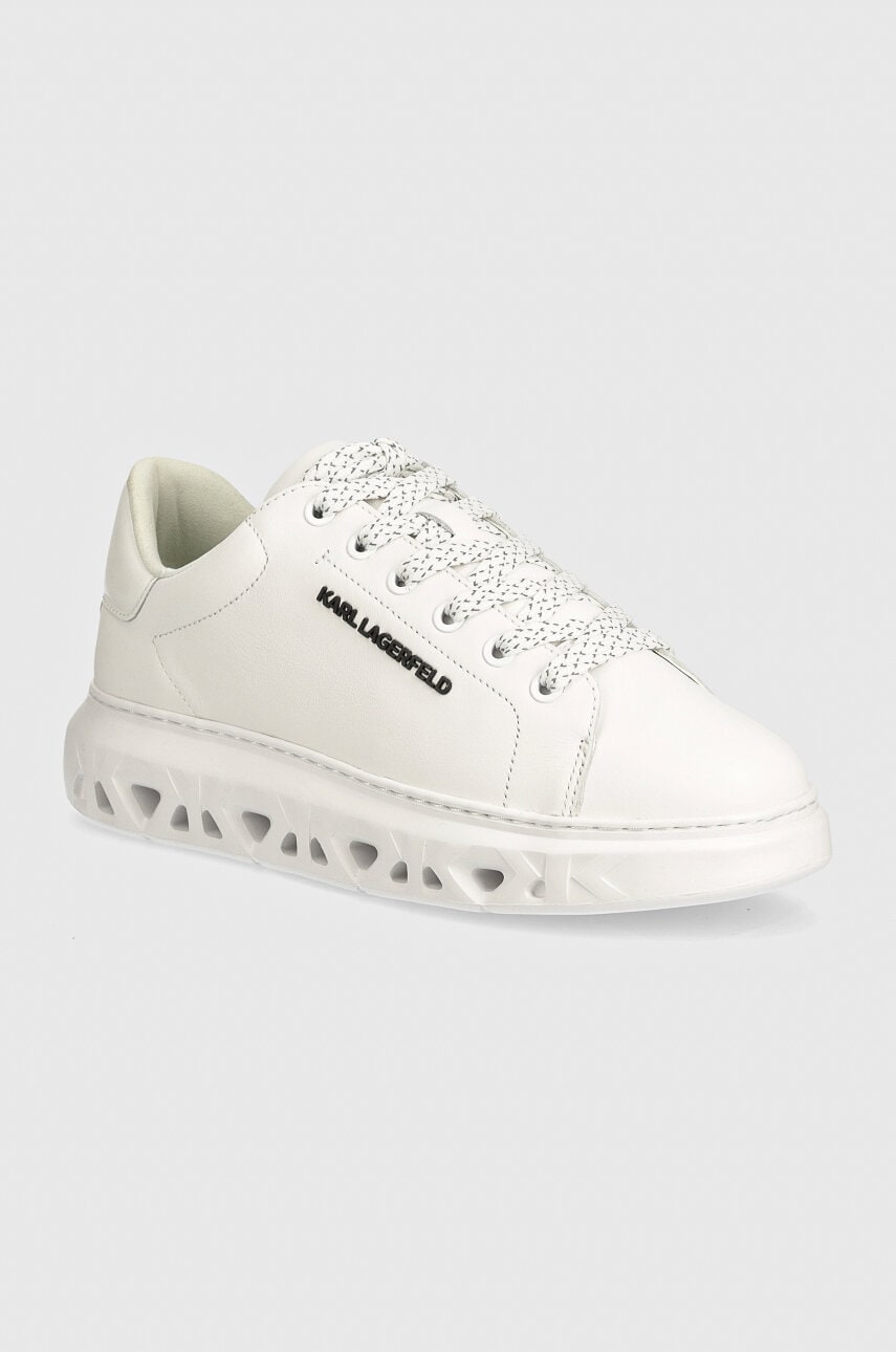 Karl Lagerfeld sneakers din piele KAPRI KITE culoarea alb, KL64519