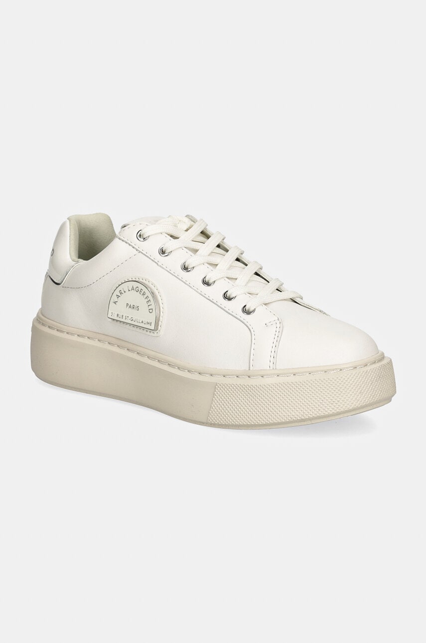 Karl Lagerfeld sneakers MAXI KUP culoarea alb, KL62212