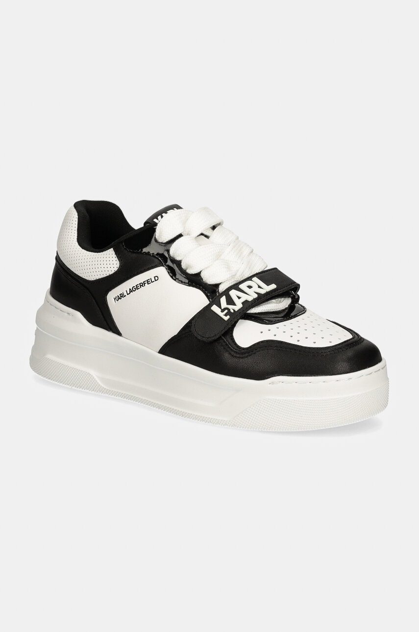 

Кожени маратонки Karl Lagerfeld KREW MAX в бяло KL63321, Бял