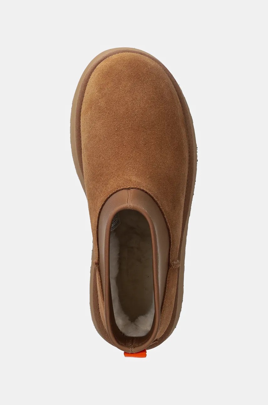 Замшеві чоботи UGG Classic Mini Dipper колір коричневий 1168170-CHE 