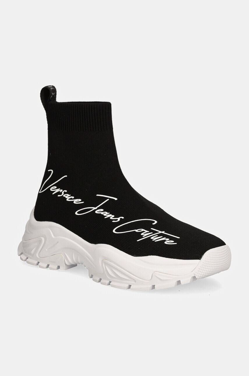Versace Jeans Couture sneakers Hiker culoarea negru, 77VA3SV5 ZS681 899