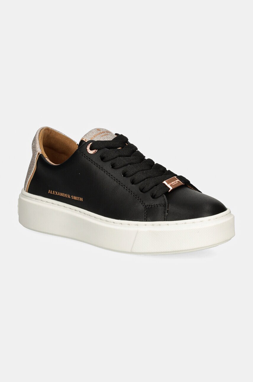 Alexander Smith sneakers din piele London culoarea negru, ALBALDW8290BCP