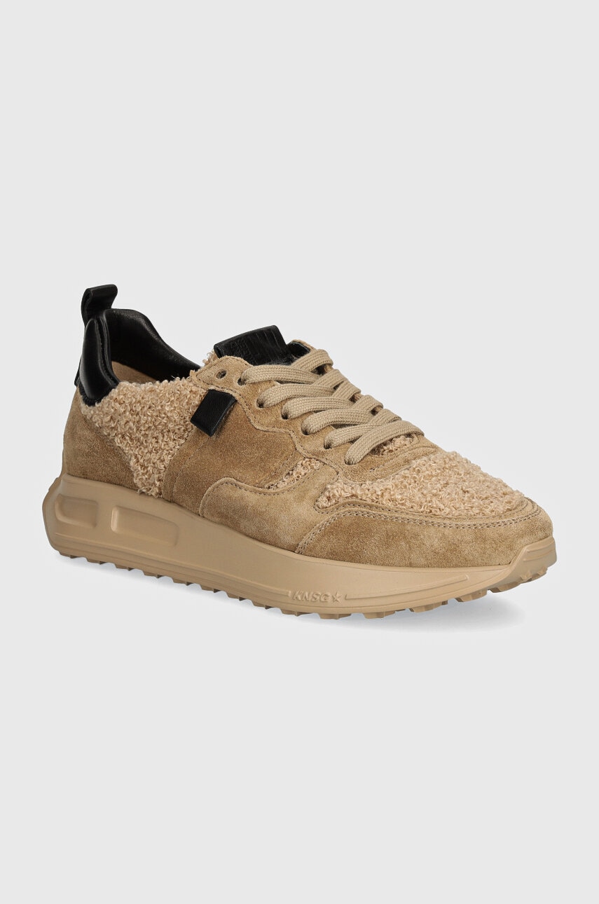 Kennel & Schmenger sneakers din piele intoarsă Race culoarea bej, 41-13330 Kennel & Schmenger sneakers din piele intoarsă Race culoarea bej, 41-13330