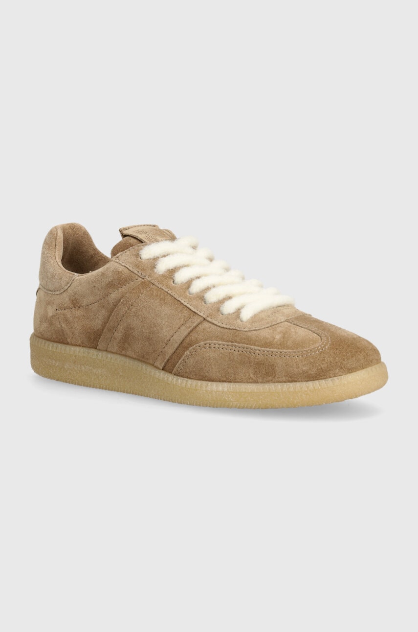 Kennel & Schmenger sneakers din piele intoarsă Crack culoarea bej, 41-21500 Kennel & Schmenger sneakers din piele intoarsă Crack culoarea bej, 41-21500