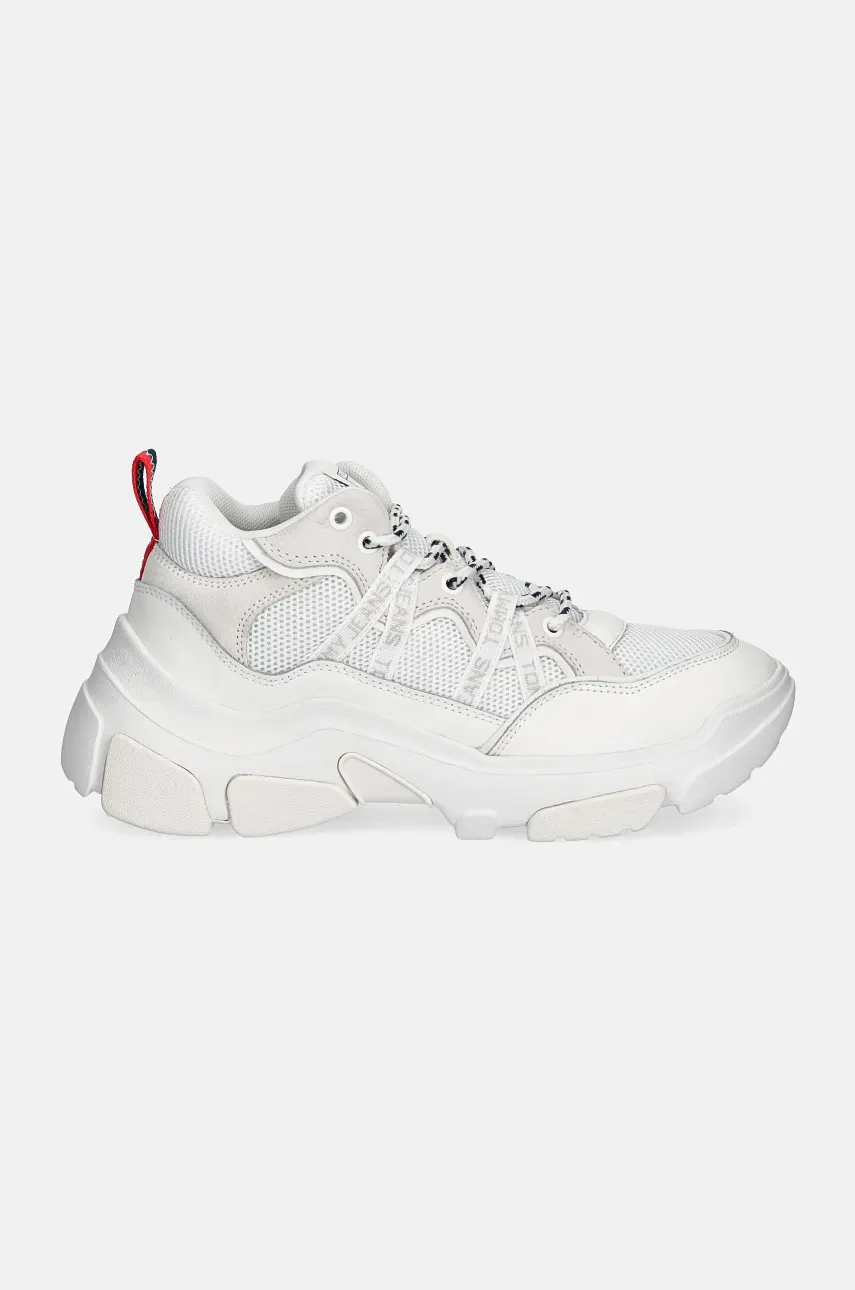 Кроссовки Tommy Jeans TJW HYBRID RUNNER цвет белый EN0EN02619 Кроссовки Tommy Jeans TJW HYBRID RUNNER цвет белый EN0EN02619