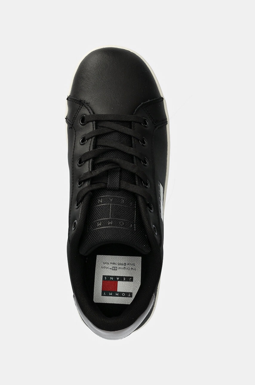 Kožené sneakers boty Tommy Jeans TJW FLATFORM SNEAKER METALLIC (obrázek 4)