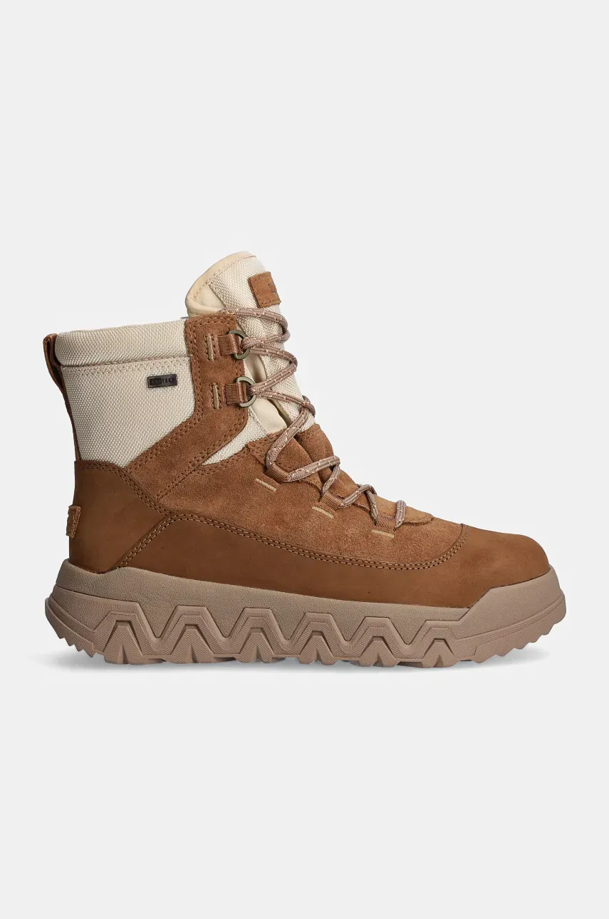 Ботинки UGG Terretrail Hi-Top женские цвет коричневый на плоском ходу 1158217-CHE Ботинки UGG Terretrail Hi-Top женские цвет коричневый на плоском ходу 1158217-CHE