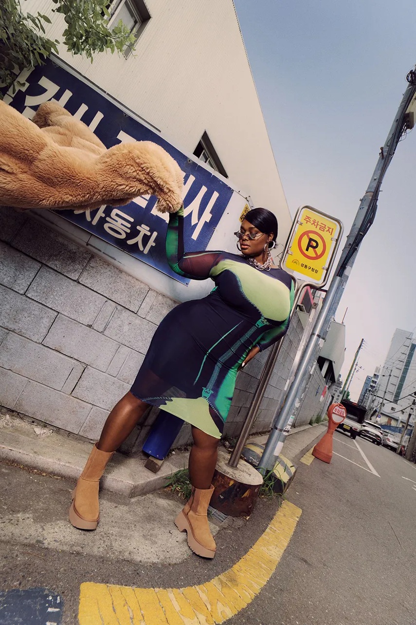 Semišové boty UGG Classic Twin Seam New Heights (obrázek 9)