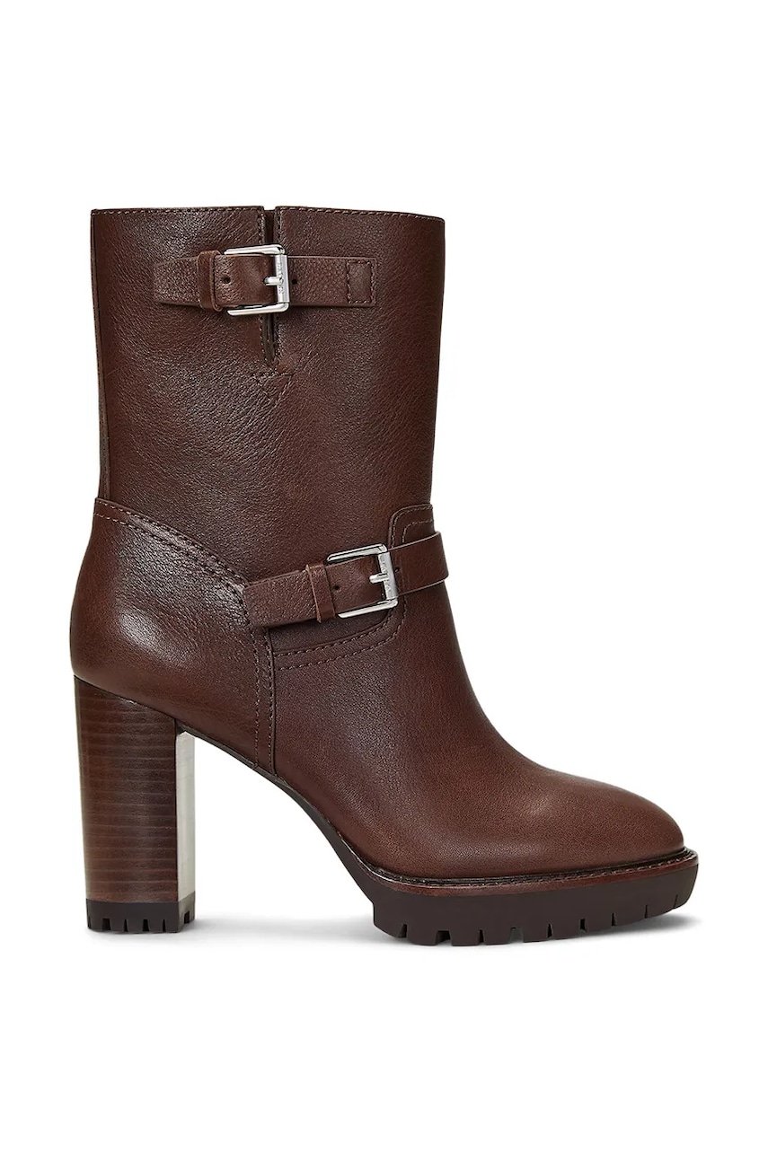 Δερμάτινες μπότες Lauren Ralph Lauren Lyvia
