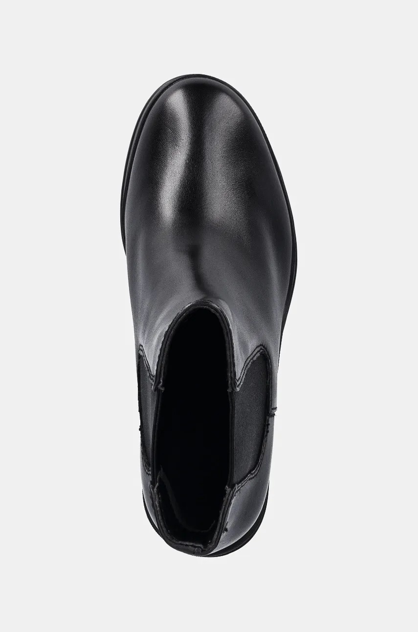 Δερμάτινες μπότες τσέλσι Lauren Ralph Lauren Cailie γυναικείες, χρώμα: μαύρο, 802937825001 φωτογραφία