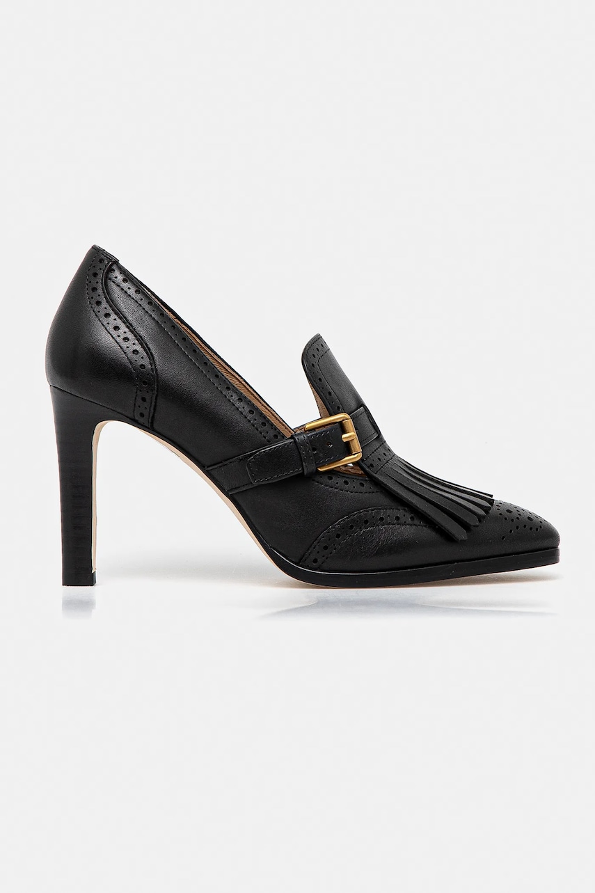 Кожаные туфли Lauren Ralph Lauren Colleen цвет чёрный 802944557001 Кожаные туфли Lauren Ralph Lauren Colleen цвет чёрный 802944557001