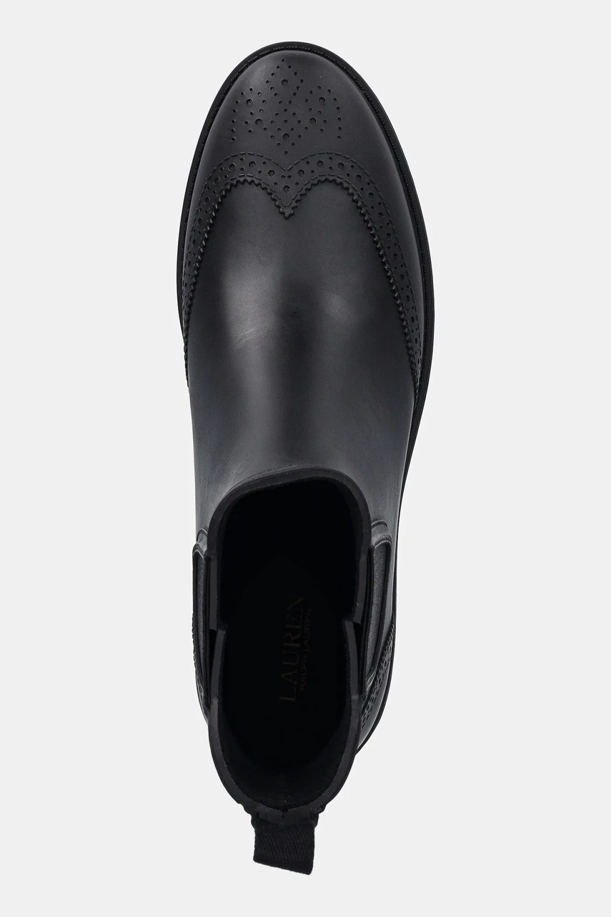 Μπότες τσέλσι Lauren Ralph Lauren Preslie χρώμα: μαύρο, 802945876001 φωτογραφία