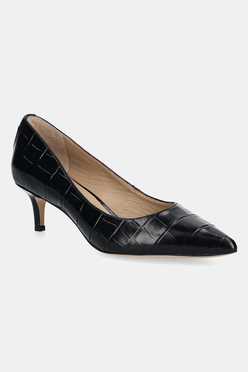 

Кожени обувки с тънък ток Lauren Ralph Lauren Adrienne в черно 802951355001, Черен