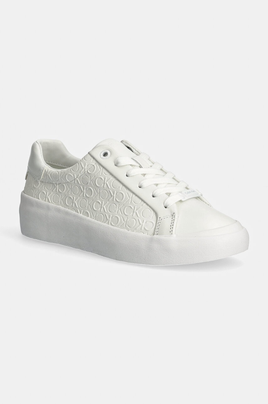 

Маратонки Calvin Klein VULC LACE UP MONO MIX в бяло HW0HW02212, Бял