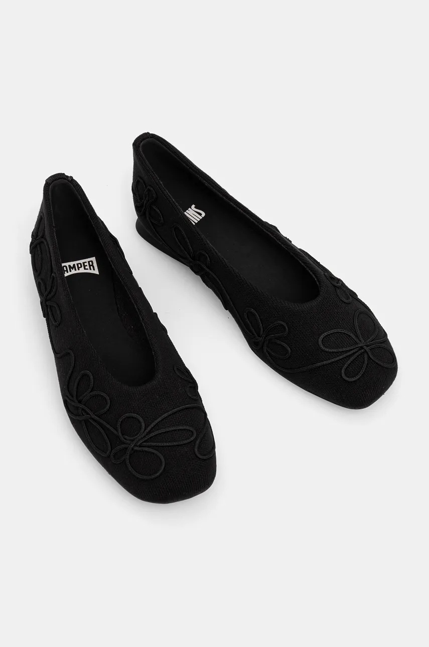 Camper balerini TWS culoarea negru, K201672-001