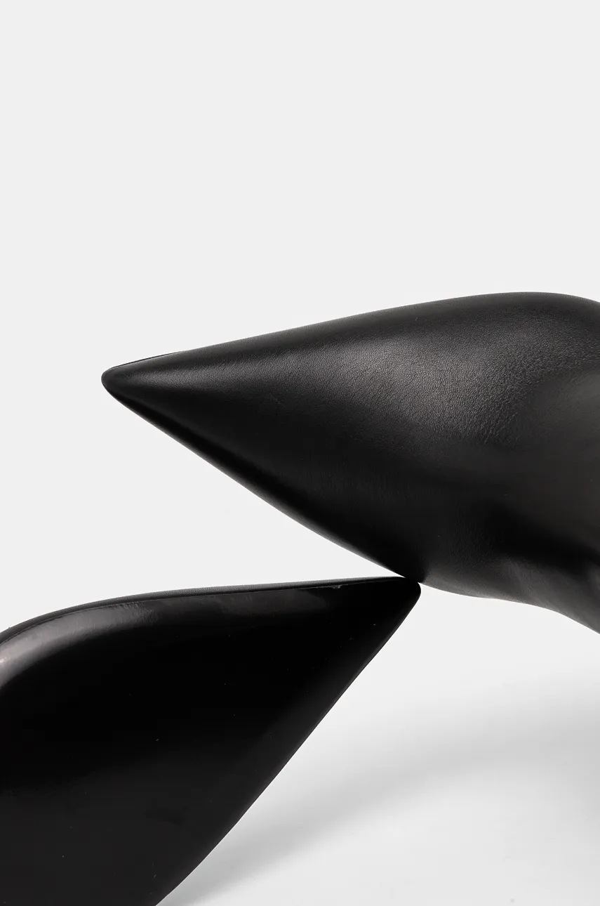 Δερμάτινες μπότες Proenza Schouler Spike γυναικείες, χρώμα: μαύρο, PS43071A φωτογραφία