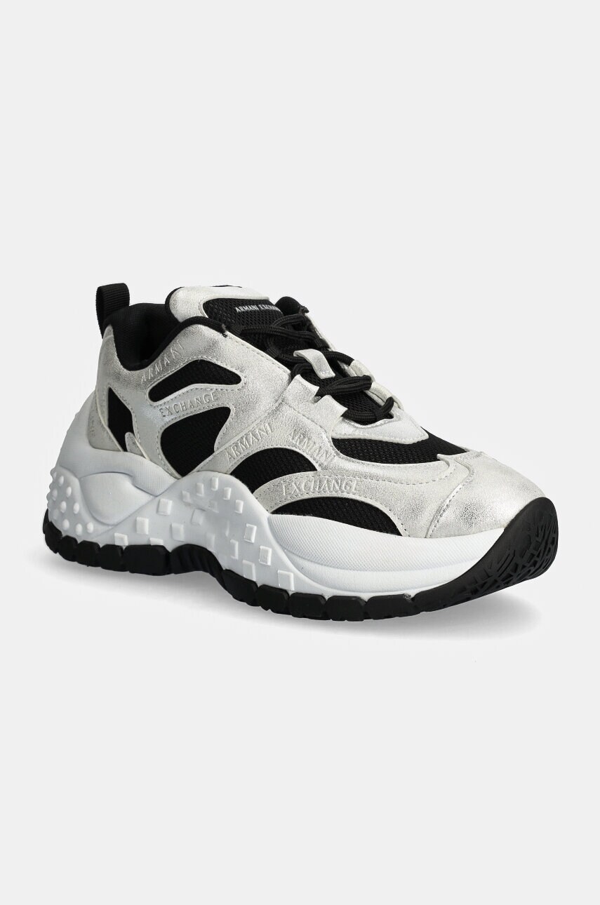 Armani Exchange sneakers culoarea argintiu, XDX120 XV897 R571