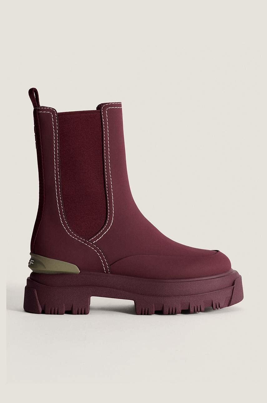Hoff botine LAKE BURDEOS femei, culoarea bordo, cu platforma, 22425002 LAKE Hoff botine LAKE BURDEOS femei, culoarea bordo, cu platforma, 22425002 LAKE