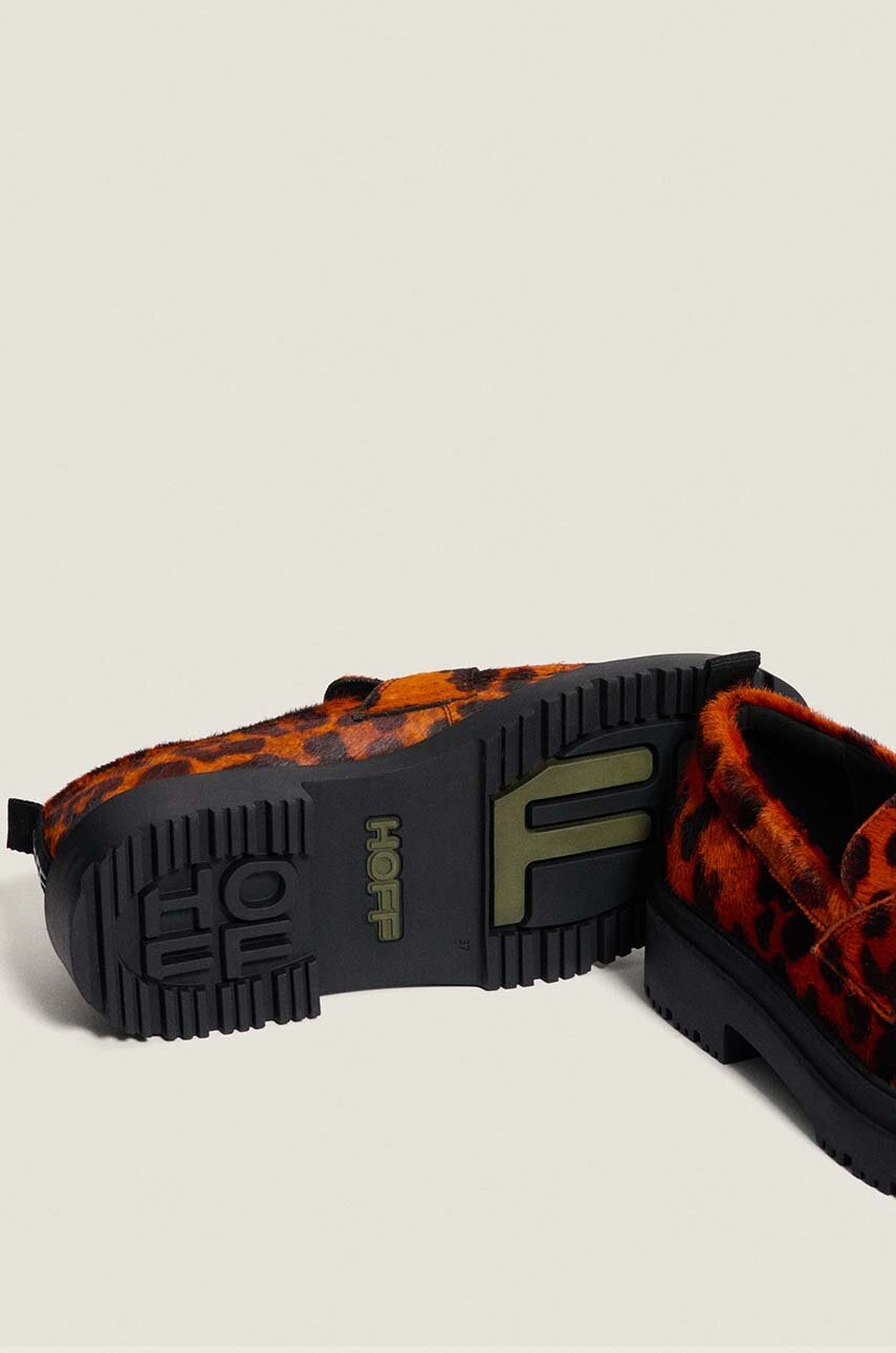 Δερμάτινα μοκασίνια Hoff LEOPARD NARANJA χρώμα: πορτοκαλί, 22428001 SCHOOL φωτογραφία