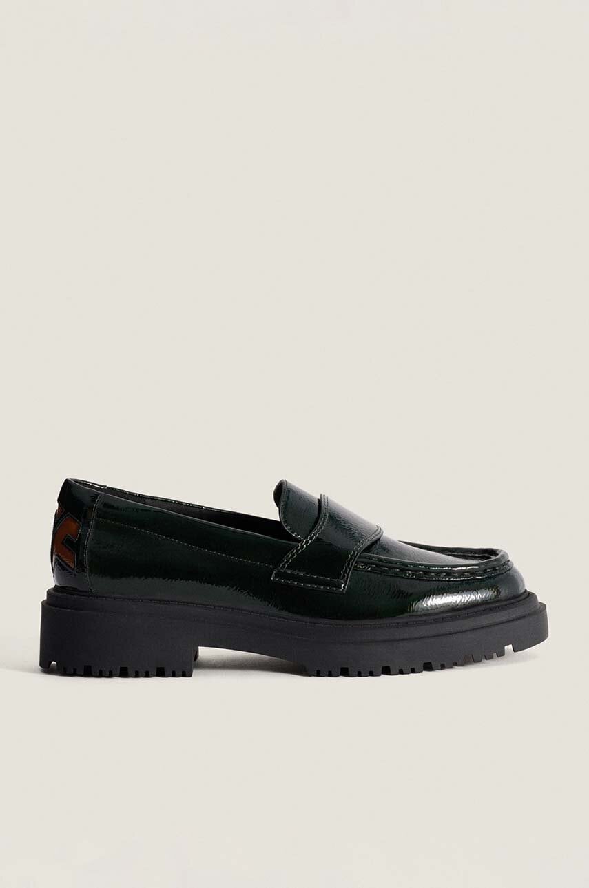 Hoff mocasini MOCASIN SCHOOL CAQUI femei, culoarea negru, cu toc plat, 22428002 SCHOOL Hoff mocasini MOCASIN SCHOOL CAQUI femei, culoarea negru, cu toc plat, 22428002 SCHOOL