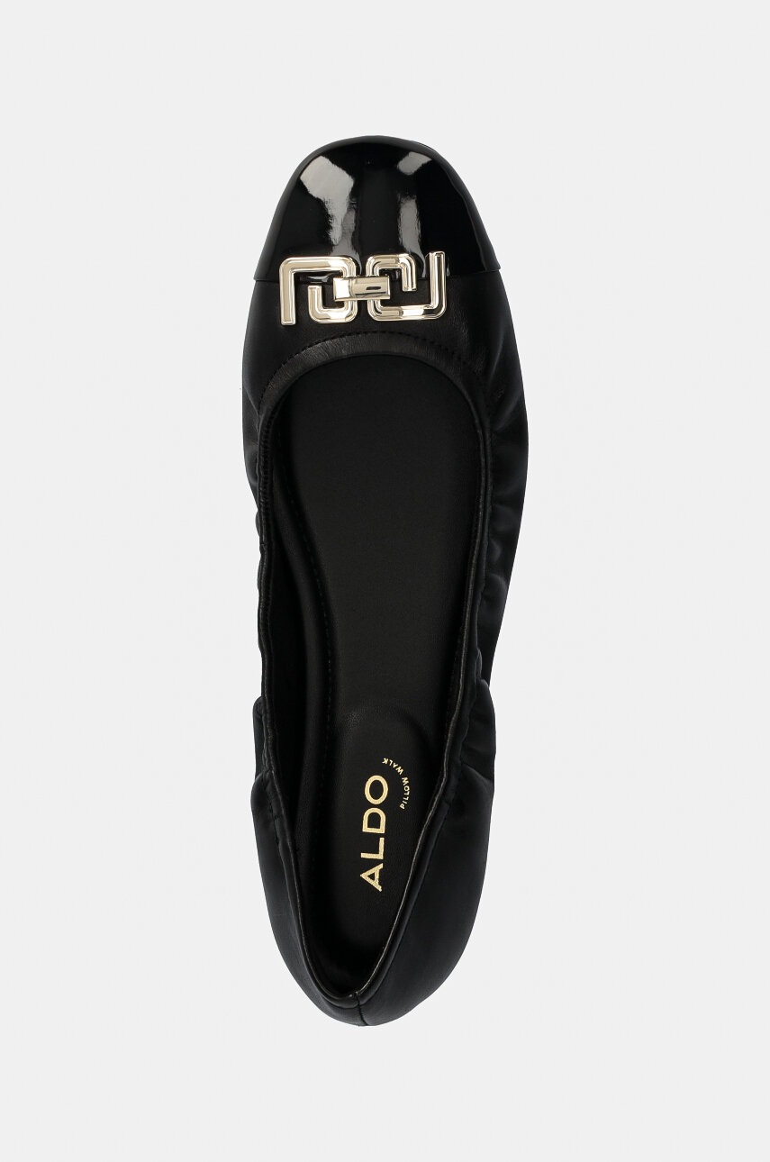 Δερμάτινες μπαλαρίνες Aldo DWENDADAN χρώμα: μαύρο, 13805638 DWENDADAN φωτογραφία