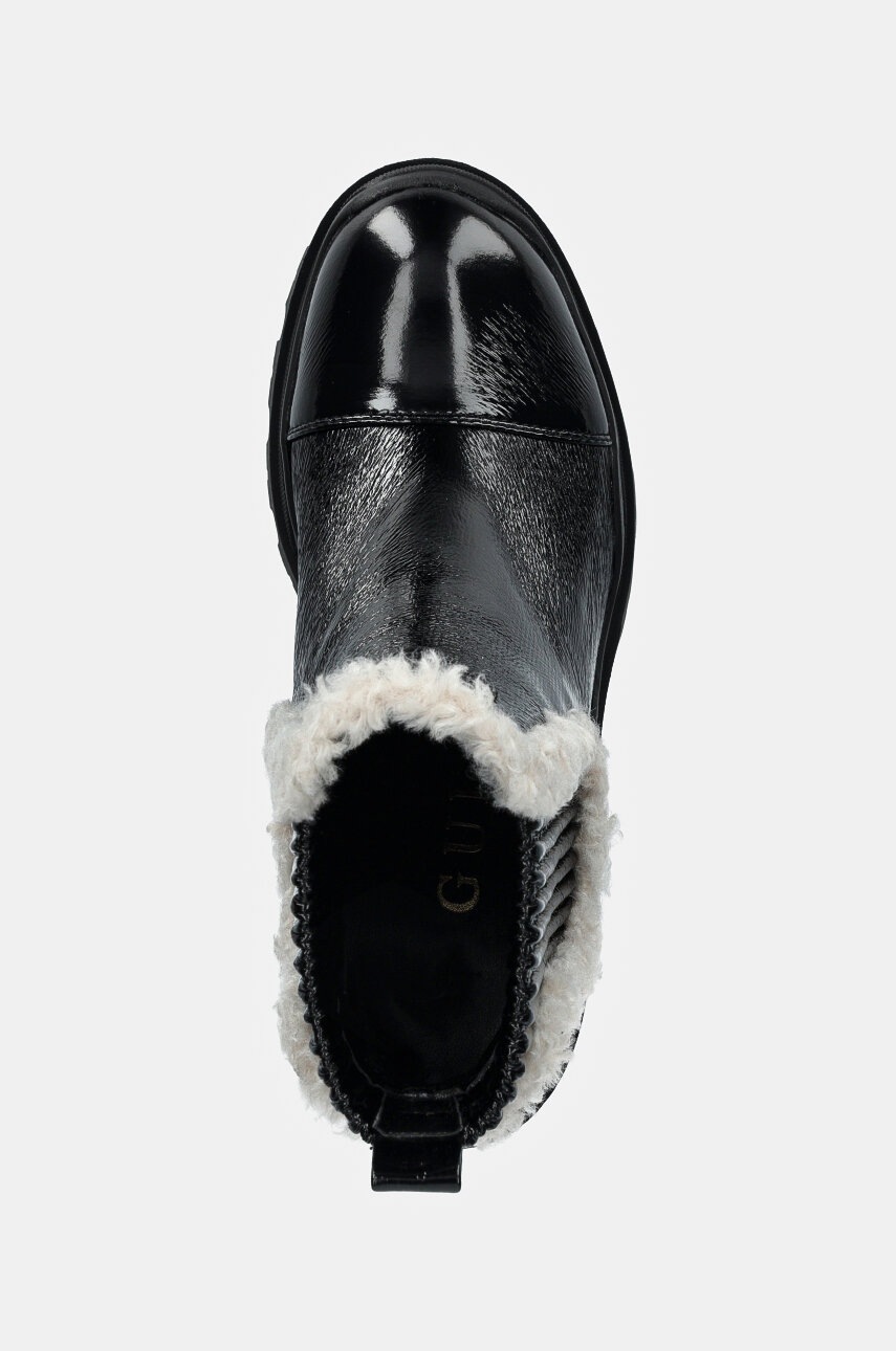 Μπότες τσέλσι Guess YVETTE2 χρώμα: μαύρο, FLFIV2 PAF10 φωτογραφία