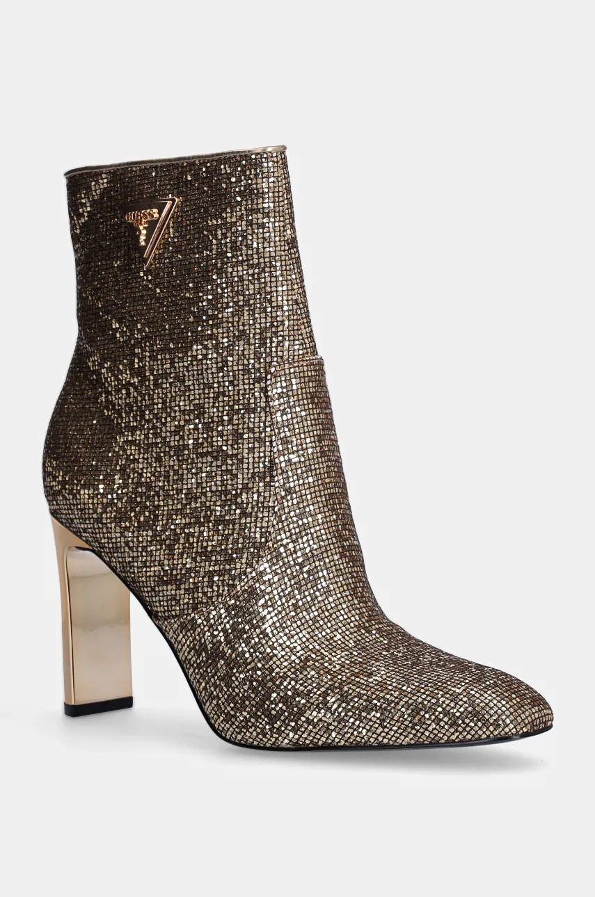 

Боти Guess CAITTE2 в златисто с дебел ток FLFCAI LEL10, Злато