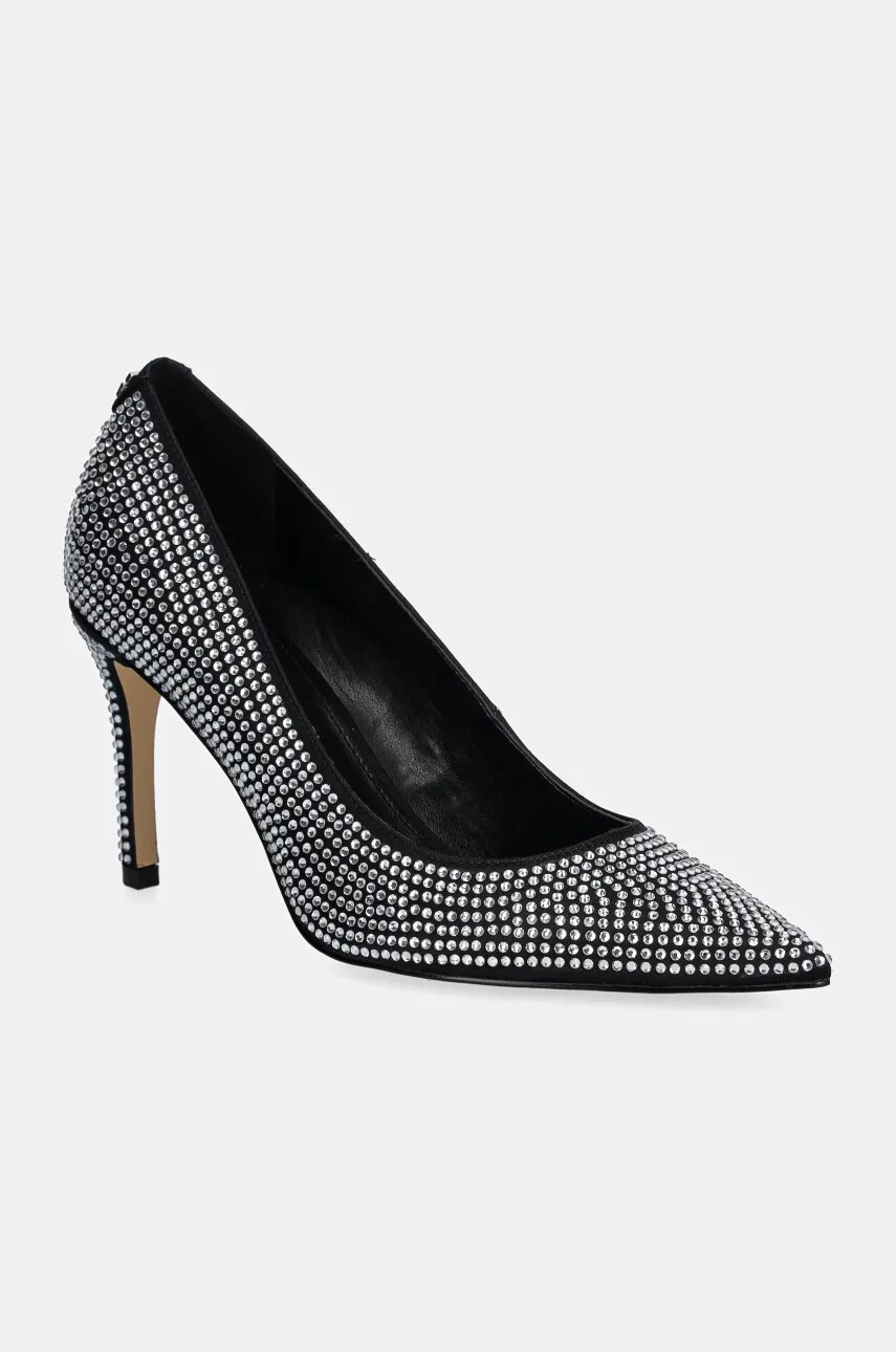 Guess Γόβες Guess RICAR χρώμα: μαύρο, FLFRCA SAT08