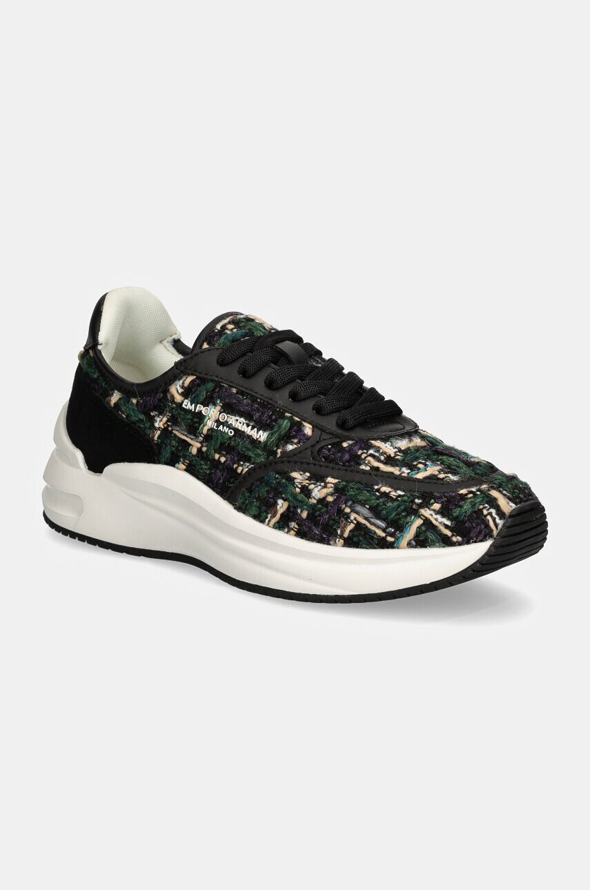 Levně Tenisky Emporio Armani zelená barva, X3X216 XR221 Q987