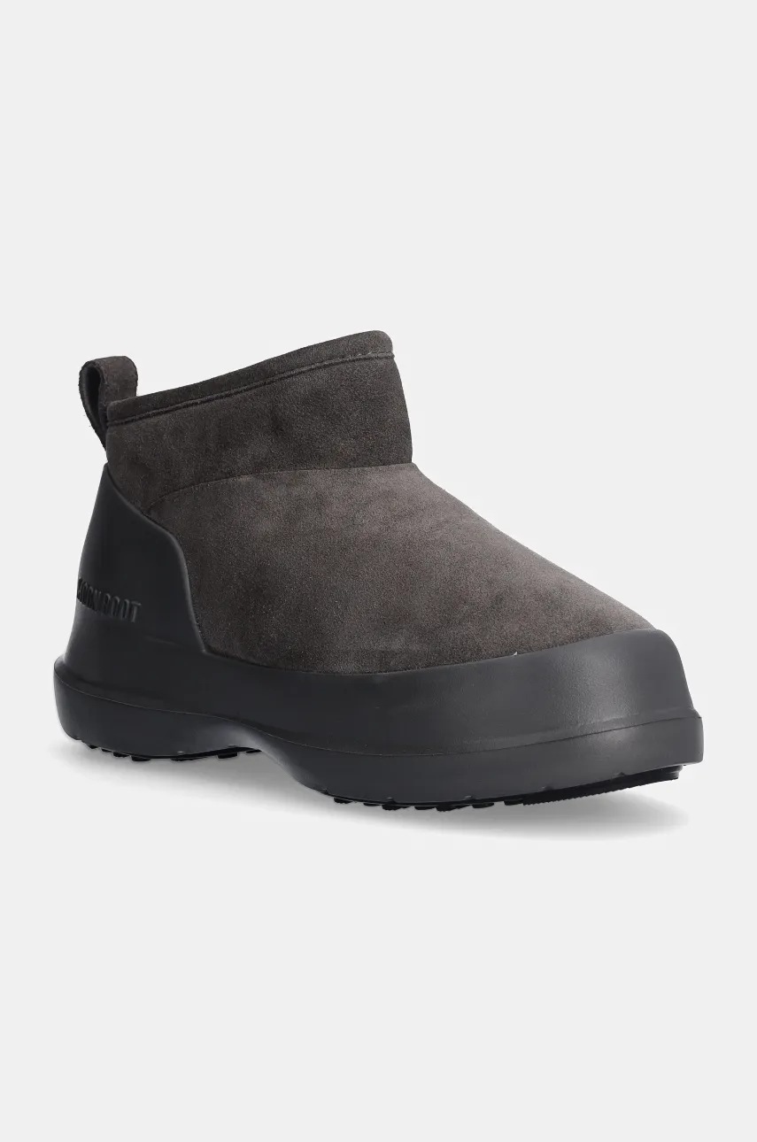 Moon Boot Μπότες χιονιού σουέτ Moon Boot MB LUNA LOW BOOT SUEDE χρώμα: γκρι, 80D2480040 H005
