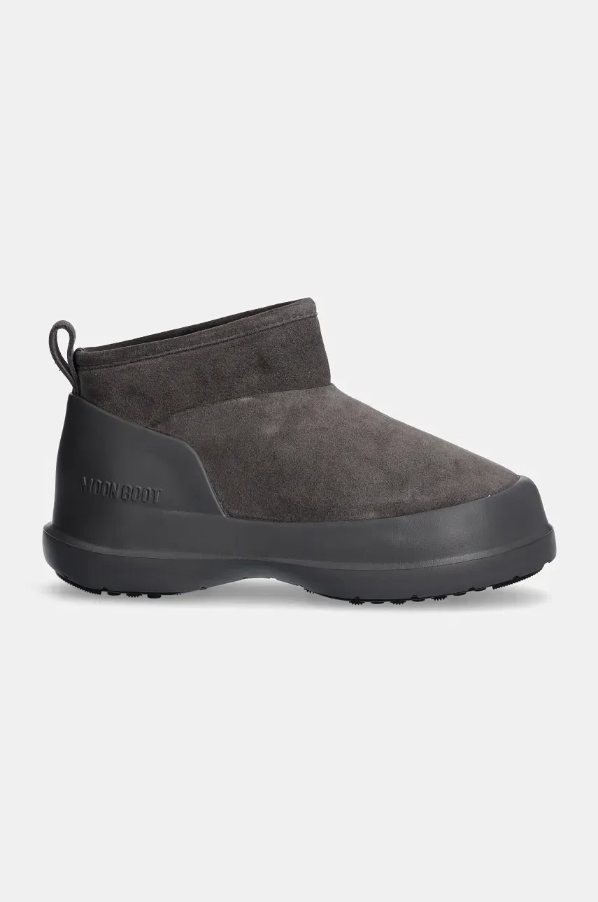 Замшевые сапоги Moon Boot MB LUNA LOW BOOT SUEDE цвет серый 80D2480040 H005 Замшевые сапоги Moon Boot MB LUNA LOW BOOT SUEDE цвет серый 80D2480040 H005