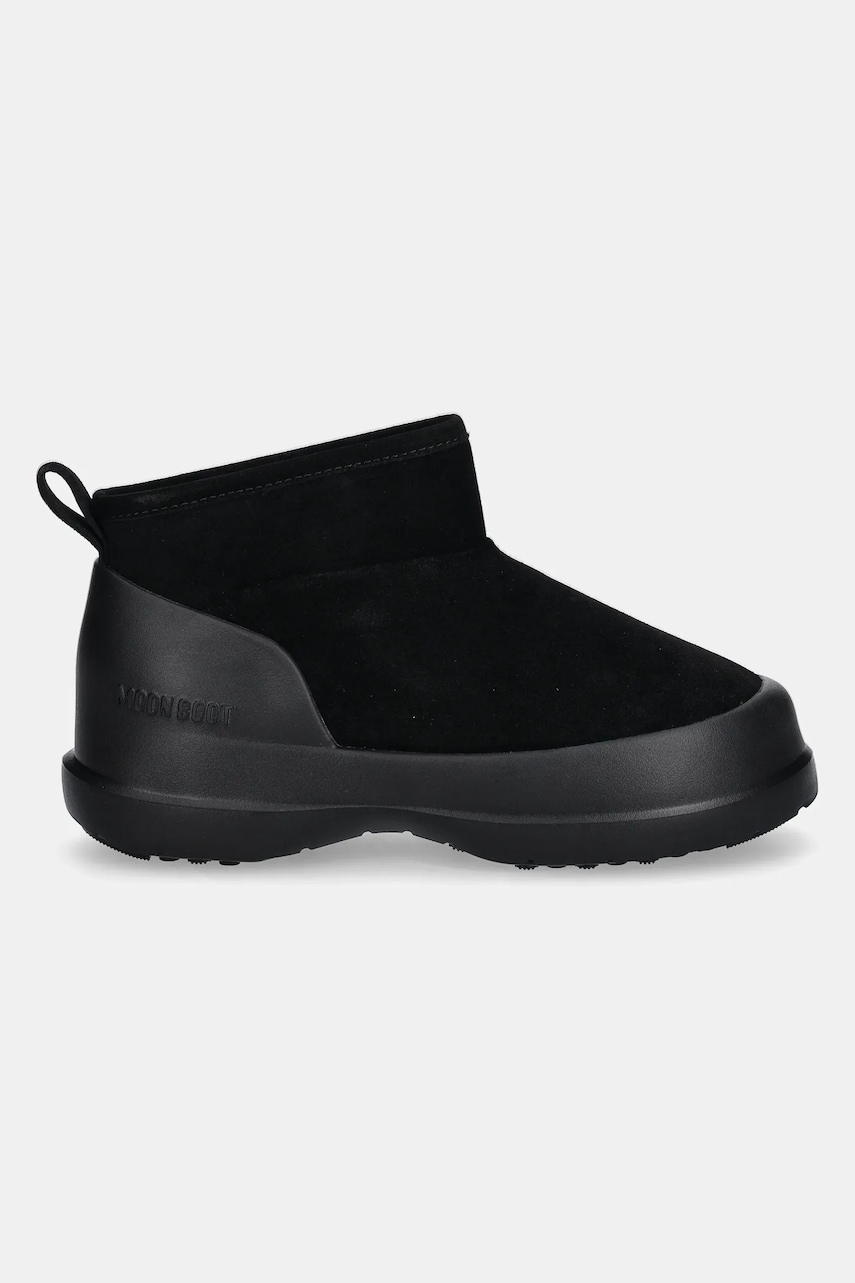 Замшевые сапоги Moon Boot MB LUNA LOW BOOT SUEDE цвет чёрный 80D2480040 N001 Замшевые сапоги Moon Boot MB LUNA LOW BOOT SUEDE цвет чёрный 80D2480040 N001