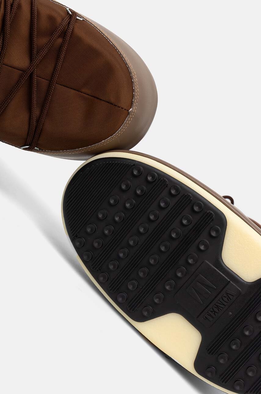 Μπότες χιονιού Moon Boot MB ICON NYLON χρώμα: καφέ, 80D1400440 M005 φωτογραφία