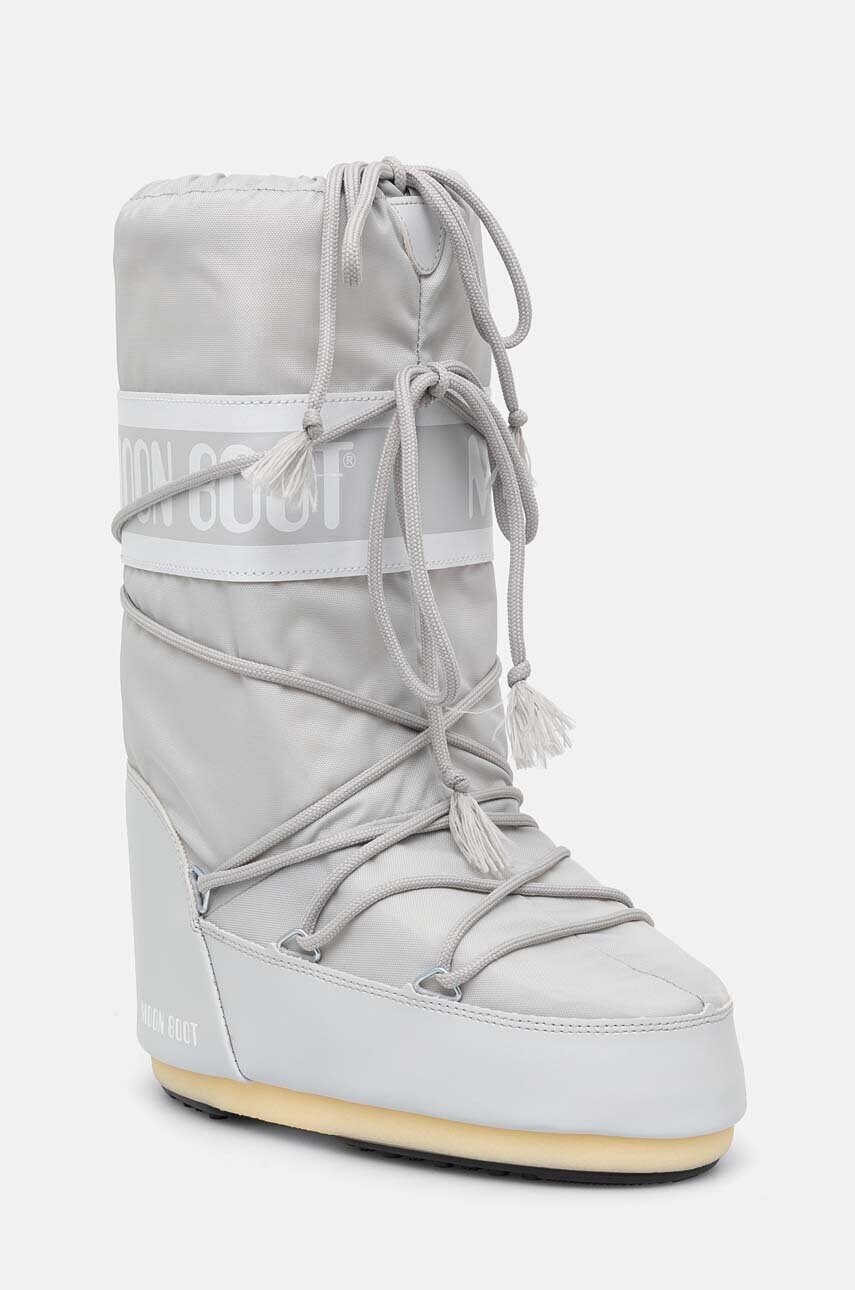 Moon Boot Μπότες χιονιού Moon Boot MB ICON NYLON χρώμα: γκρι, 80D1400440 H003
