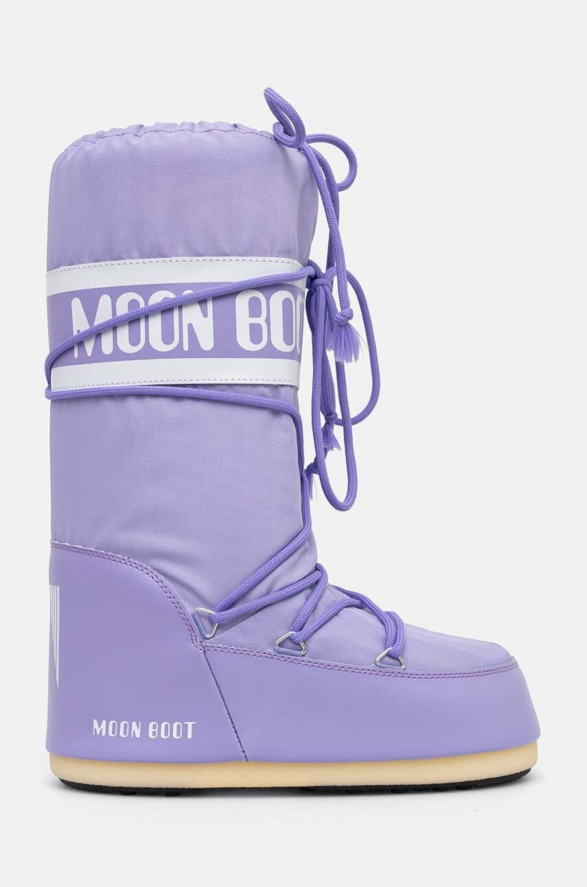 Moon Boot Μπότες χιονιού Moon Boot MB ICON NYLON χρώμα: μοβ, 80D1400440 E001