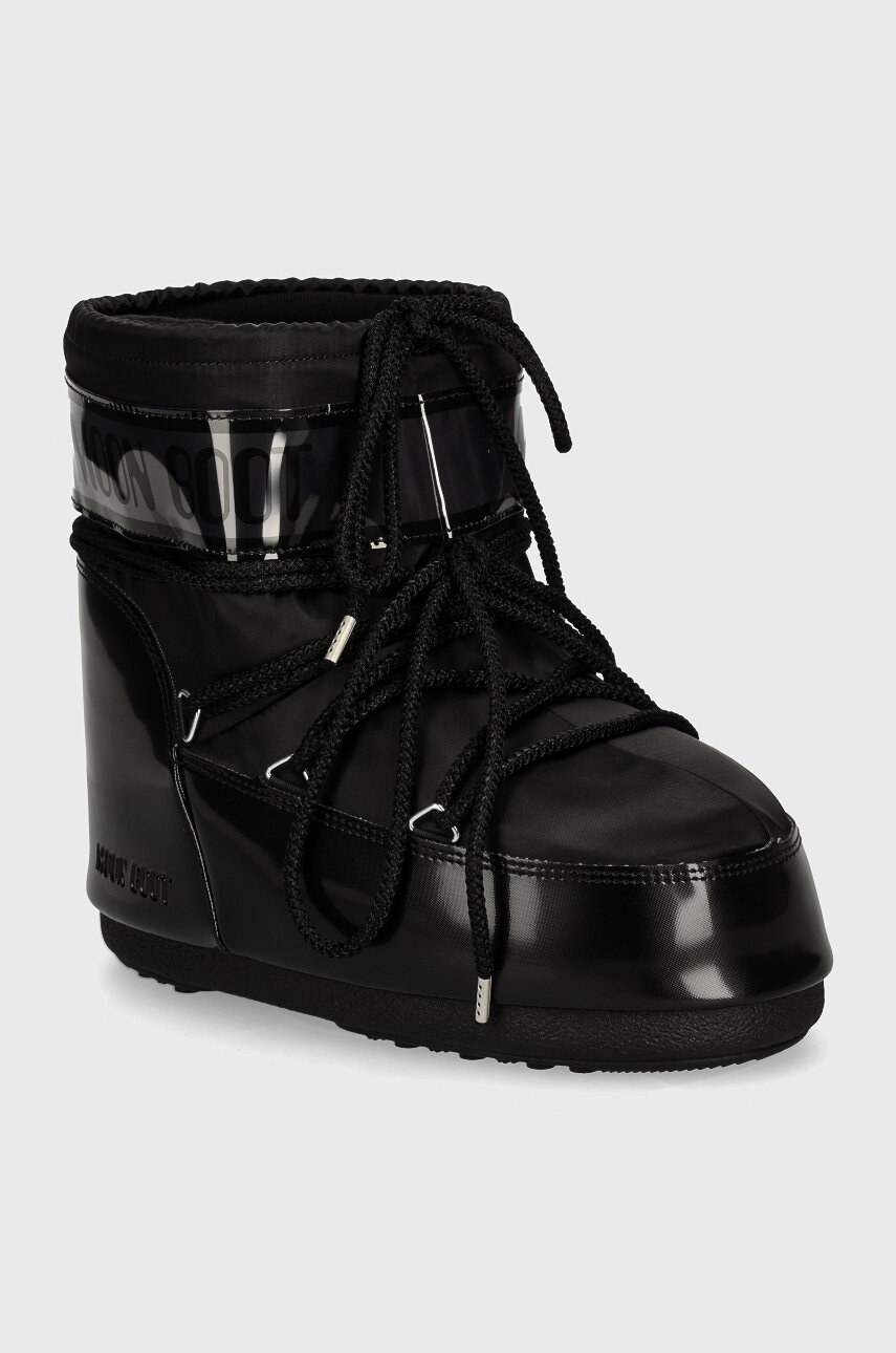 Moon Boot śniegowce MB ICON LOW GLANCE kolor czarny 80D1409350 N001