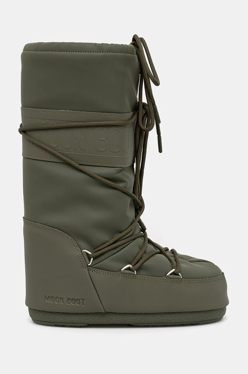 Зимние сапоги Moon Boot MB ICON RUBBER цвет зелёный 80D1402760 M006 Зимние сапоги Moon Boot MB ICON RUBBER цвет зелёный 80D1402760 M006
