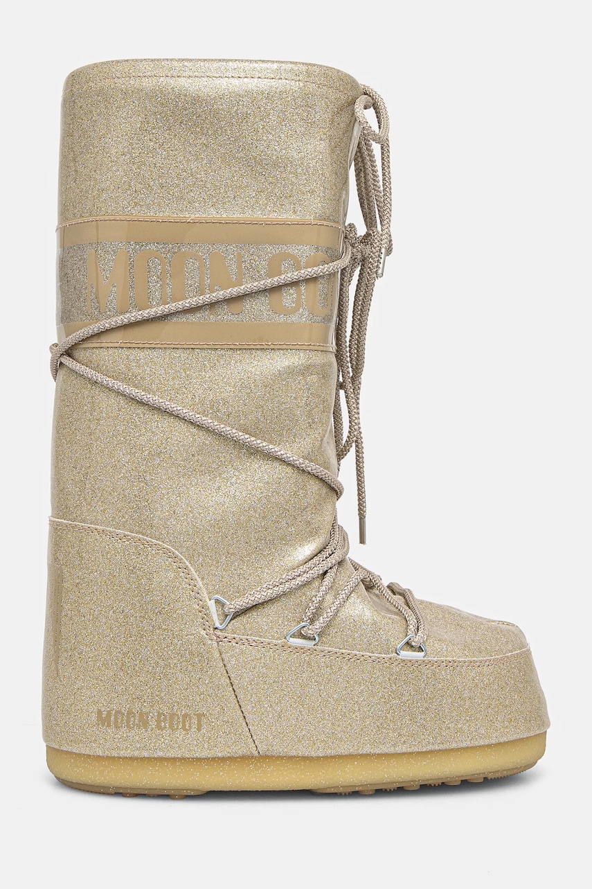 Зимние сапоги Moon Boot MB ICON GLITTER цвет золотой 80D1402850 B002 Зимние сапоги Moon Boot MB ICON GLITTER цвет золотой 80D1402850 B002