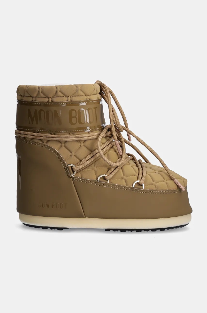 Зимние сапоги Moon Boot MB ICON LOW QUILT цвет зелёный 80D1409540 M013 Зимние сапоги Moon Boot MB ICON LOW QUILT цвет зелёный 80D1409540 M013