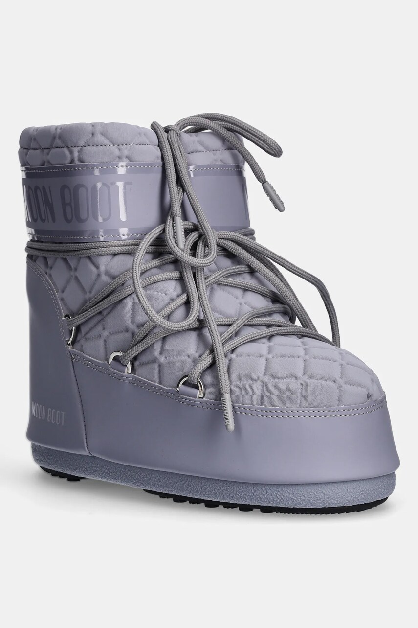 Levně Sněhule Moon Boot MB ICON LOW QUILT šedá barva, 80D1409540 H006