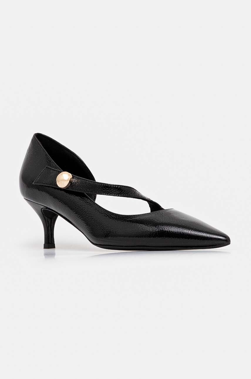 Levně Kožené lodičky Furla Sfera Mary Jane černá barva, YI42SFE Y57000 O6000