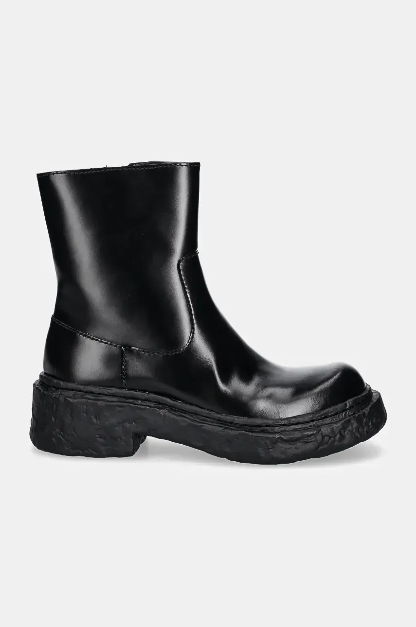 Кожаные полусапожки CAMPERLAB Vamonos цвет чёрный на платформе A700012-001 Кожаные полусапожки CAMPERLAB Vamonos цвет чёрный на платформе A700012-001