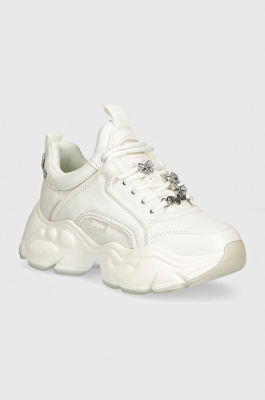 Buffalo sneakers Binary Ice 3.0 culoarea alb, 1636171-WHT