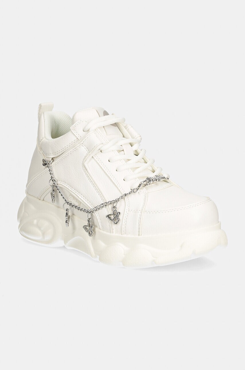 Buffalo sneakers Cld Corin Chain Butterfly culoarea alb, 1636180-WHT