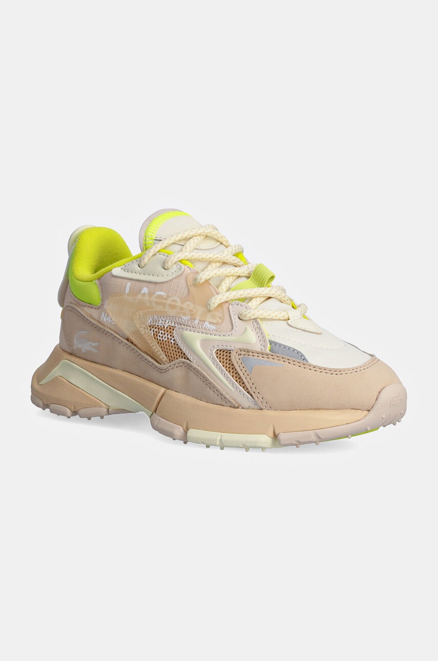 Lacoste sneakers L002 NEO TECH culoarea bej, 48SFA0087