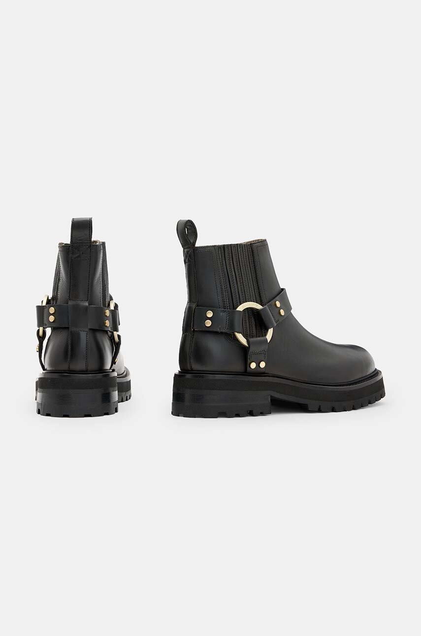 Kožené kotníkové boty AllSaints Maddie Biker Boot (obrázek 5)