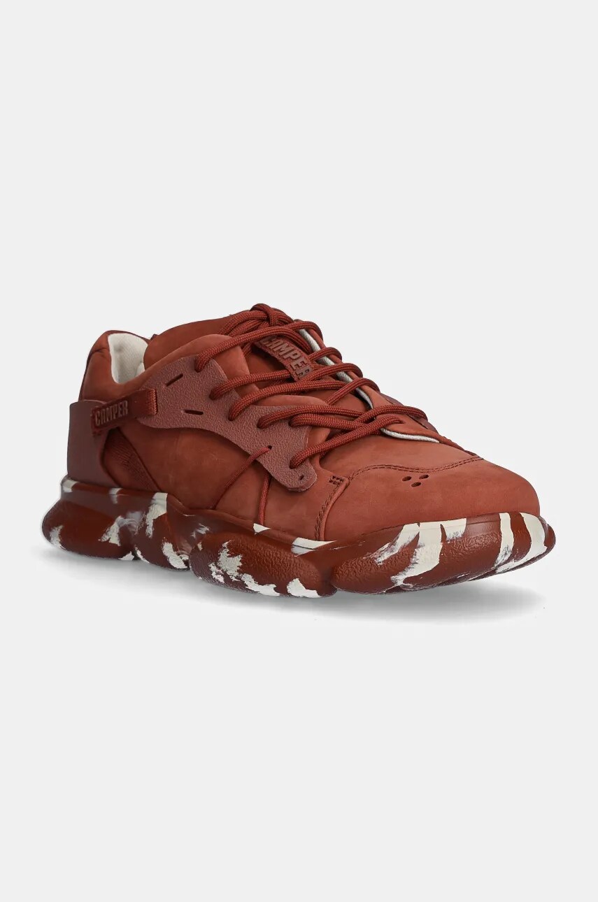 Camper sneakers din piele Karst culoarea bordo, K201439-025
