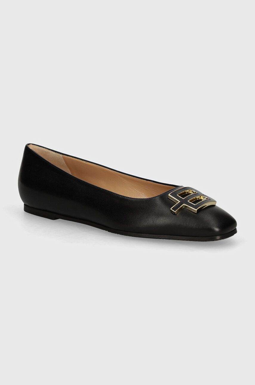 Baldinini balerini de piele culoarea negru, D5B027P1VITE Baldinini balerini de piele culoarea negru, D5B027P1VITE